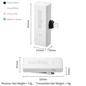 Godox MoveLink Mini LT ワイヤレスマイク Amazon | Godox MoveLink mini LT ワイヤレスマイク ピンマイク
